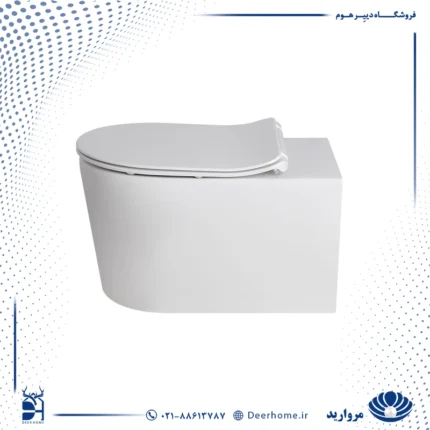توالت وال هنگ مروارید گرتا 56 با درب UF