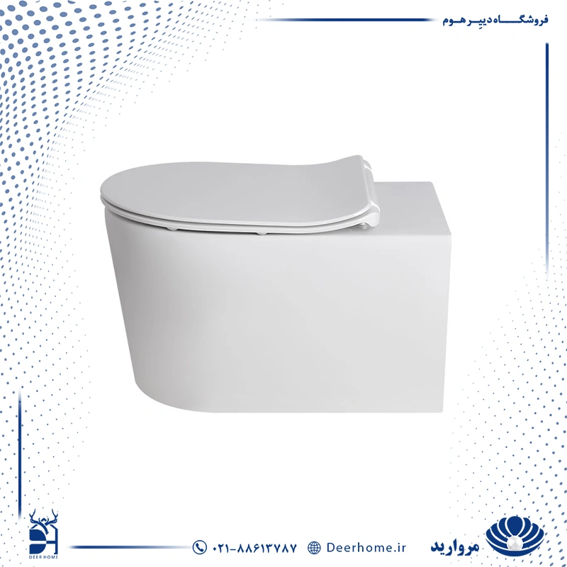 توالت وال هنگ مروارید گرتا 56 با درب UF