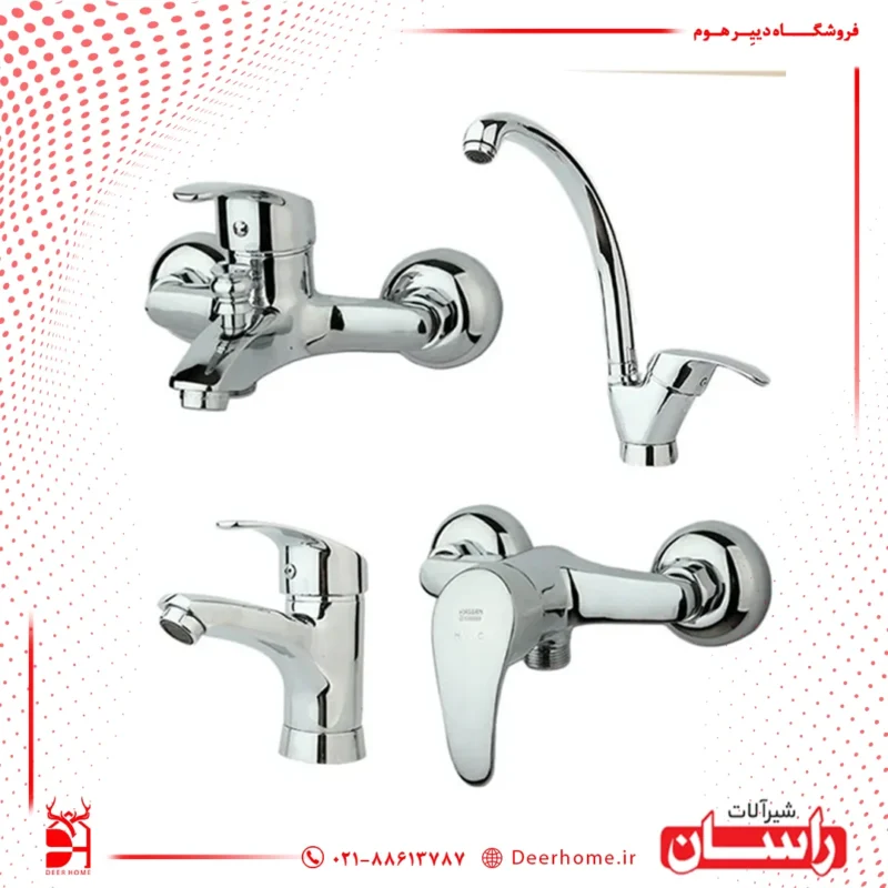 ست شیرآلات راسان مدل درسا