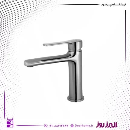 شیر روشویی البرز روز مدل مرداس کروم