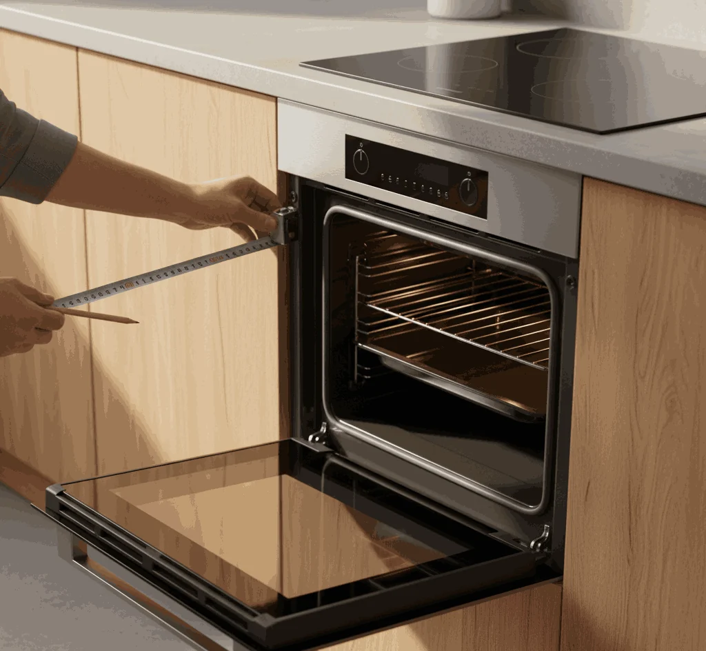 ابعاد استاندارد فر توکار چقدر است؟ 2 ابعاد استاندارد فر های توکار