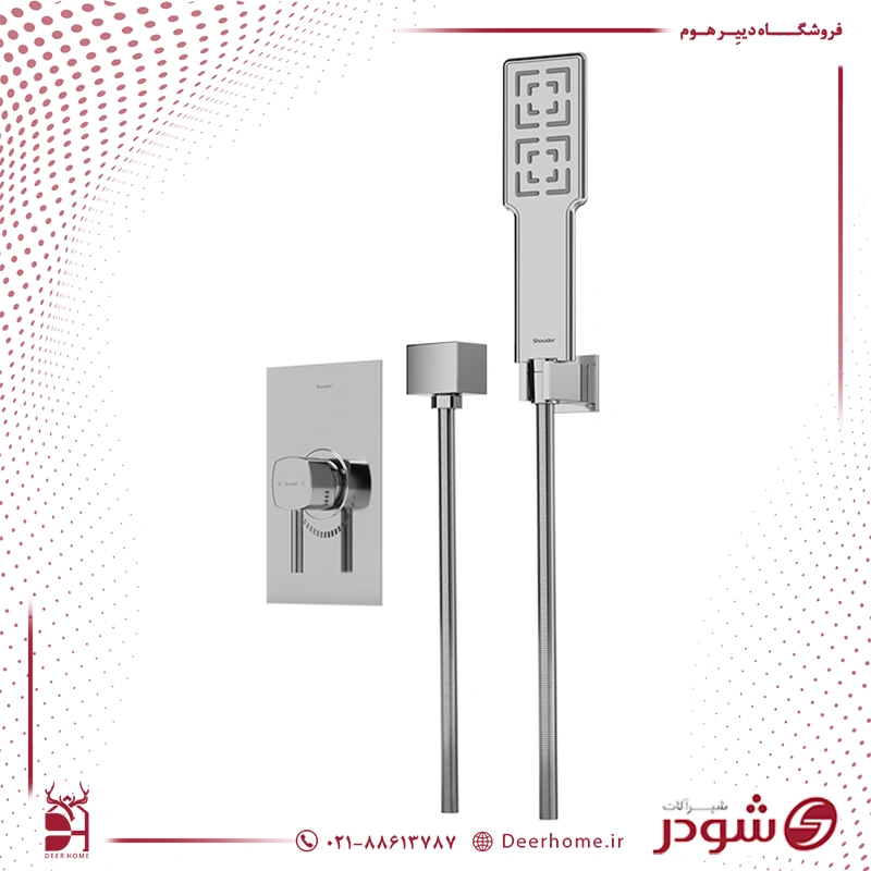 شیر حمام توکار شودر مدل رومر تیپ 2 کروم