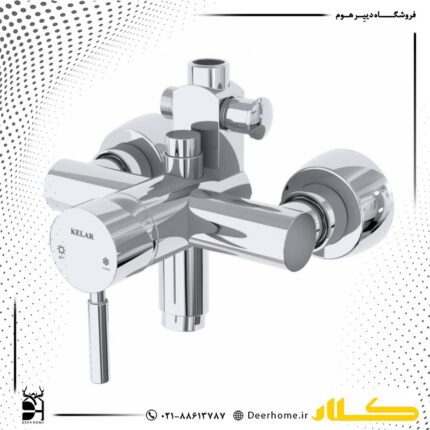 شیر حمام کلار مدل آبشار کروم