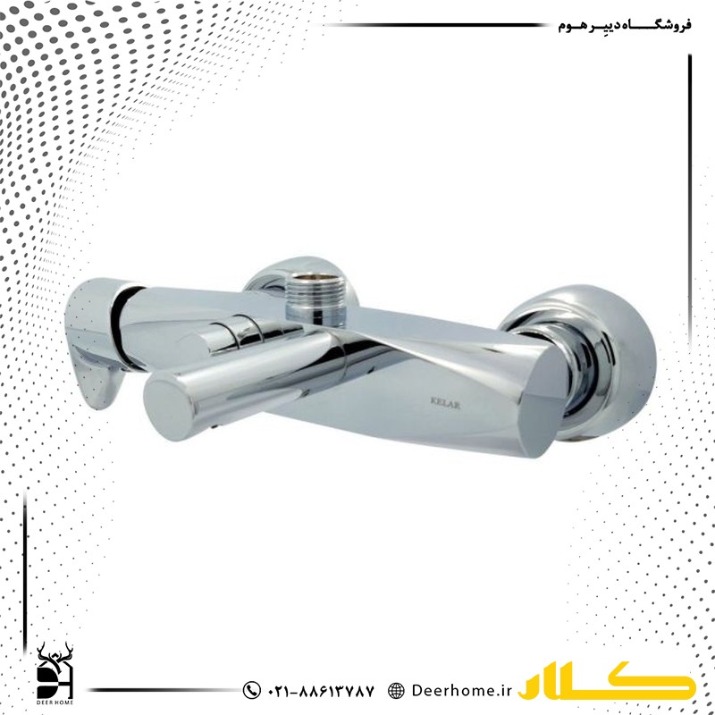 شیر حمام کلار مدل برلیان قطره